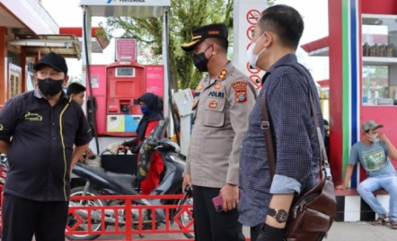 Kapolres Tanjung Balai Cek Stok BBM, Ini Pesannya - GenPI.co Sumut
