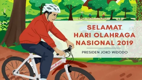 Presiden Jokowi Cuit Ucapkan Hari Olahraga Nasional - GenPI.co