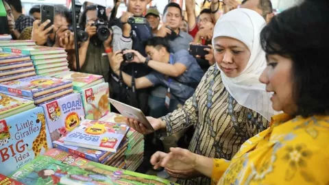 Buka BBW 2019, Khofifah: Minat Baca Masyarakat Jatim Masih Rendah - GenPI.co