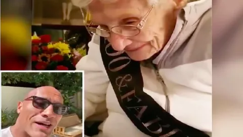 Dwayne Johnson Beri Kejutan untuk Nenek Berusia 100 Tahun - GenPI.co