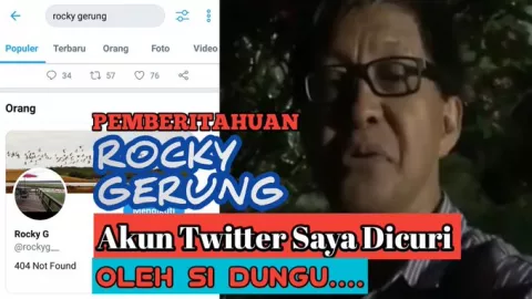 Sering Kritik Pemerintah, Akun Twitter Rocky Gerung Diretas - GenPI.co