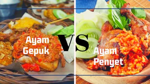 Ayam Penyet Atau Ayam Gepuk, Kamu Suka yang Mana? - GenPI.co