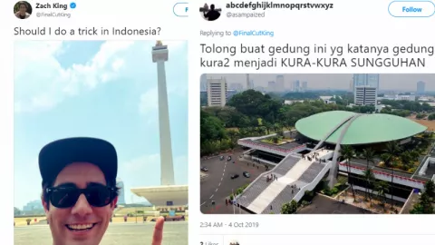 Netizen Indonesia Ingin Pesulap Zach King Hilangkan Gedung DPR - GenPI.co