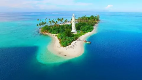 Fenomenal, Pulau Unik Baby Island yang Kembali Hadir ke Permukaan - GenPI.co