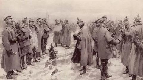 Christmas Truce: Sukacita Natal di Tengah Kecamuk Perang Dunia I - GenPI.co
