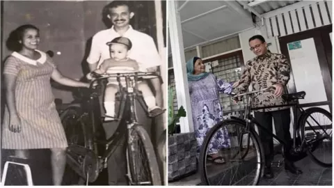 Anies Nostalgia Ontel Kakek, Netizen Salfok ke Rangka Sepeda - GenPI.co