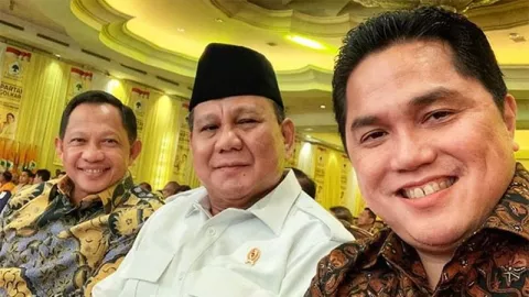 Rp 22 Triliun di 1 Foto: Erick Thohir, Prabowo, Tito Karnavian - GenPI.co