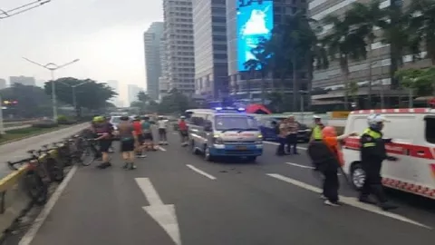 ASN Penabrak 7 Sepeda di Jalan Sudirman Ditahan Polisi - GenPI.co