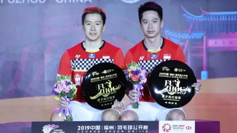 Minions Beber Kunci Sukses Menjuarai Fuzhou China Open 2019 - GenPI.co