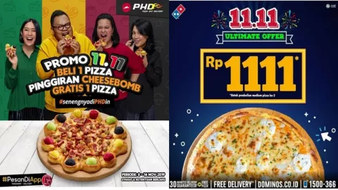 Promo Harbolnas 11.11: Saatnya Makan Piza dengan Harga Miring - GenPI.co