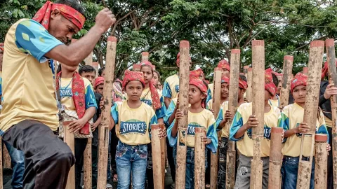 Festival Morotai Dimeriahkan Bambu Tada dan Porimori Morotai - GenPI.co