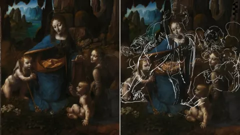 Misteri Sketsa Tersembunyi di Bawah Lukisan Leonardo Da Vinci - GenPI.co