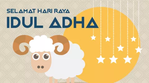 10 Gambar GIF Idul Adha 2019 Unik untuk Pesan WA ke Gebetan - GenPI.co