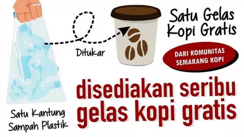 Semarang Kampanye Anti Sampah Plastik dengan Secangkir Kopi - GenPI.co