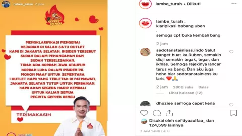 Ruben Onsu Buat Klarifikasi Terkait Rumah Makannya yang Terbakar - GenPI.co