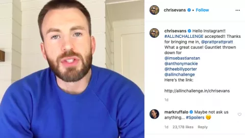 Chris Evans Bikin Akun Instagram, Dibilang Gabut Sama Netizen - GenPI.co