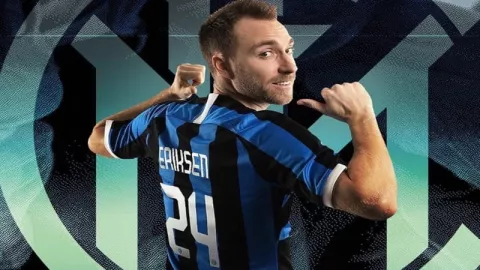 Bursa Transfer: Gabung Inter Milan, Eriksen Pamer Kaus Nomor 24 - GenPI.co