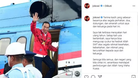 Jokowi: Saya Tak Terbiasa Merayakan Ulang Tahun - GenPI.co