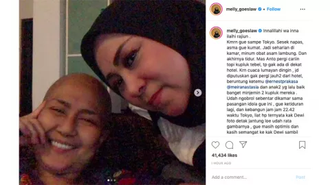 Melly Goeslaw Beberkan Detik-detik Jelang Kepergian Ria Irawan - GenPI.co