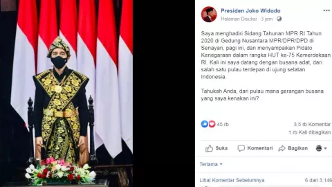 Fakta Sabu Raijua, Daerah yang Baju Adatnya Jokowi Pakai Hari ini - GenPI.co