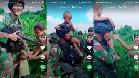 Anak Kecil Papua Menangis Mau Ikut Tentara, Begini Ceritanya - GenPI.co