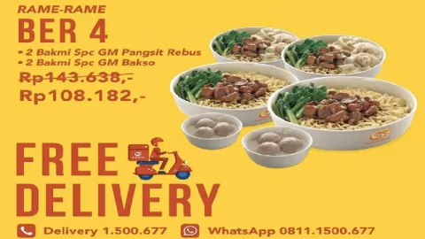 Asyik, Bakmi GM Kasih Kamu Diskon 4 Porsi - GenPI.co