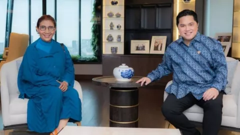 Erick Thohir Temu Susi Pudjiastuti, Netter: Bakal Pimpin BUMN Nih - GenPI.co