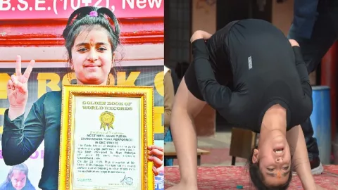 Riya Palariya, Anak 11 Tahun Pecahkan Rekor Gerakan Yoga Tersulit - GenPI.co