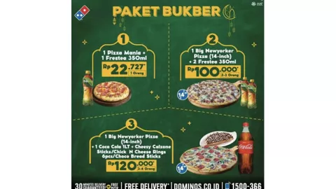 Paket Bukber dari Domino’s Pizza, Bikin Betah Buka Puasa di Rumah - GenPI.co