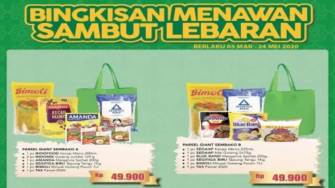 Promo Giant, Parcel Lebaran Isi Minyak Goreng Murah Banget  - GenPI.co