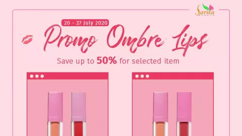 Promo Ombre Lips Series Sarita Beauty Diskon Gede di Shopee - GenPI.co
