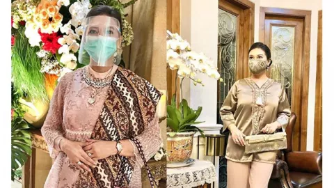Kondangan Pakai Masker-Topeng, Bella Saphira Kangen Hidup Normal - GenPI.co