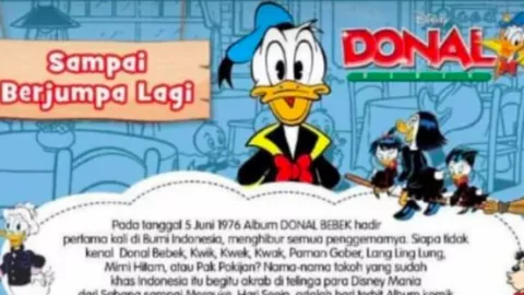 Good Bye! Majalah Donal Bebek Edisi Terakhir Terbit 29 Juni 2020 - GenPI.co