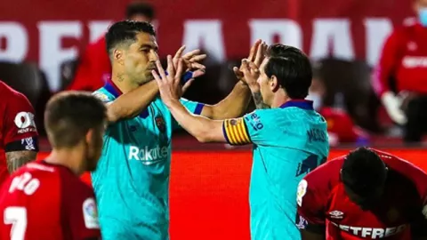 Mallorca vs Barcelona 0-4: Lionel Messi Memang Istimewa - GenPI.co