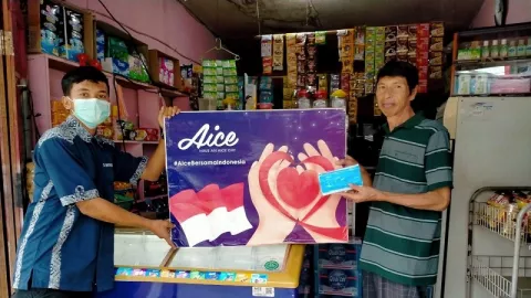 Ribuan Warung Yang Menjual Es Krim Aice Jadi Relawan Covid-19 - GenPI.co