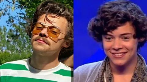 Jangan Kaget! Harry Styles Kini Tampil dengan Kumis Tebal - GenPI.co