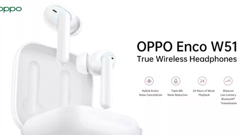 OPPO Enco W51 Headphone dengan Fitur Active Noise Cancellation - GenPI.co