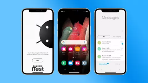 Wow, Samsung Punya Aplikasi Ubah iPhone Jadi Android - GenPI.co