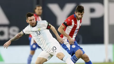 Argentina vs Paraguay 1-1: Lionel Messi Memble - GenPI.co