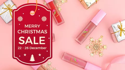 Christmas Deal: Harga Khusus Lip Cream Sarita Beauty di Tokopedia - GenPI.co