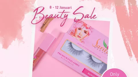Beli Eyelashes dan Lip Cream Sarita Beauty di Shopee Diskon Gede - GenPI.co