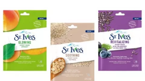 ST. Ives Sheet Mask Mampu Wujudkan Kulit Sehat dan Bercahaya - GenPI.co