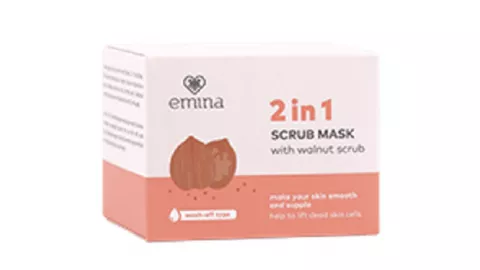 Emina 2 in 1 Scrub Mask, Ampuh Meratakan Warna Kulit di Wajah - GenPI.co