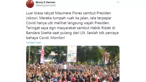 Jokowi Lambai Tangan ke Masyarakat, Pentolan Demokrat Pun Mencuit - GenPI.co