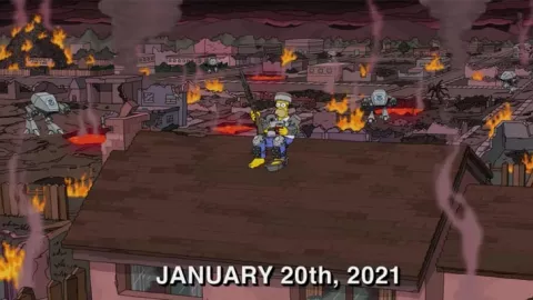 The Simpsons Ramal Kerusuhan AS 6 Januari, Penggemar Syok - GenPI.co