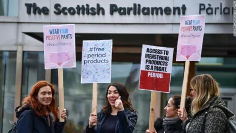 Keren! Skotlandia Menggratiskan Pembalut untuk Wanita - GenPI.co