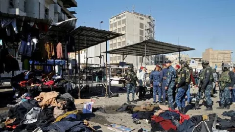 28 Warga Irak Tewas dalam Serangan Bom Bunuh Diri di Pusat Bisnis - GenPI.co
