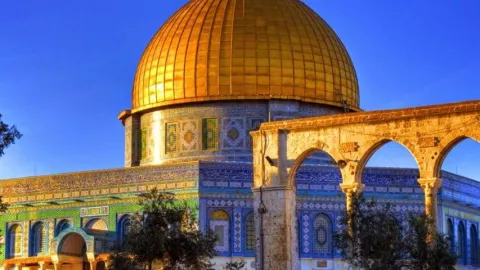 Dome of The Rock Palestina, Tempat Tiupan Sangkakala - GenPI.co