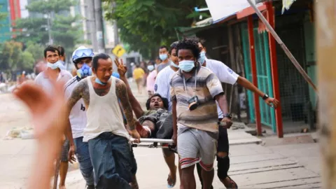 Junta Makin Brutal ke Demo Myanmar, Sanksi Nggak Ada Artinya - GenPI.co