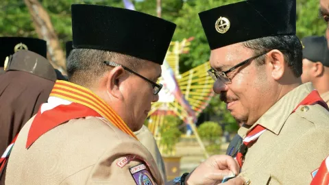 Anggota Pramuka Gorontalo Ikuti Kemah Bakti Karakter Kebangsaan - GenPI.co